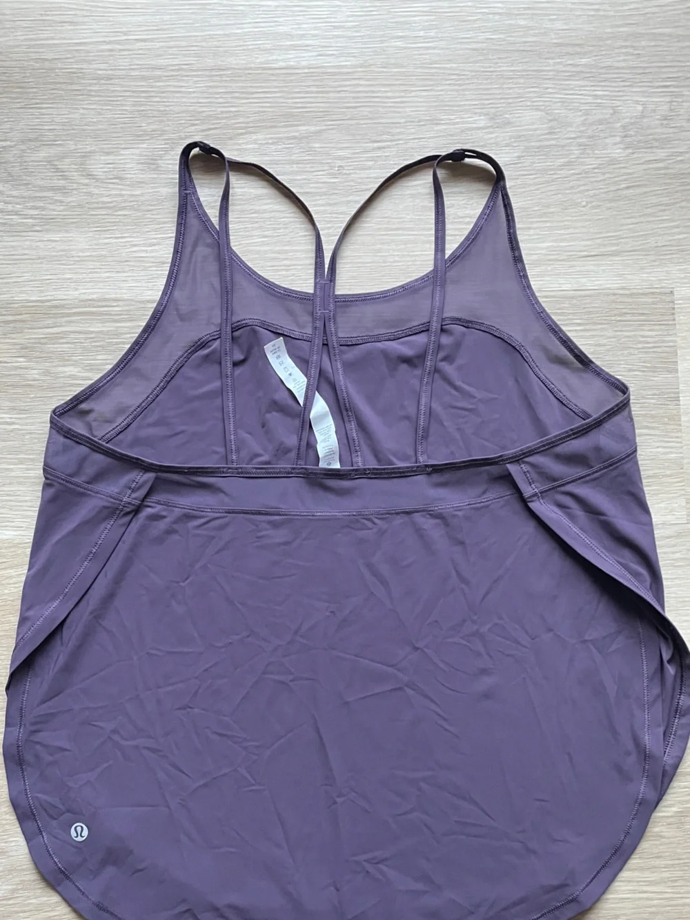 lululemon athletica Purple Strappy Mesh-Back Sports Tank